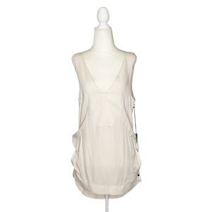 ONE TEASPOON Sienna Plunge V-neck & Back Mini Tank Shift Dress